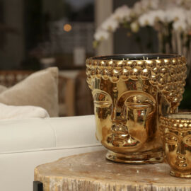 Gold Buddha Grande Candle