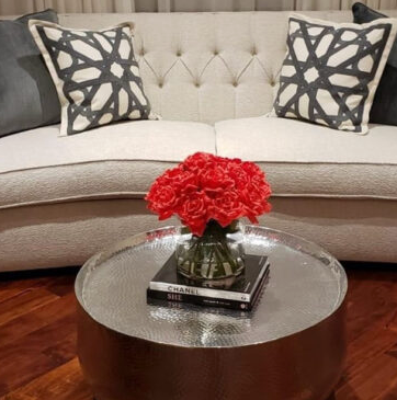 Large Rota Cylinder with Red Roses