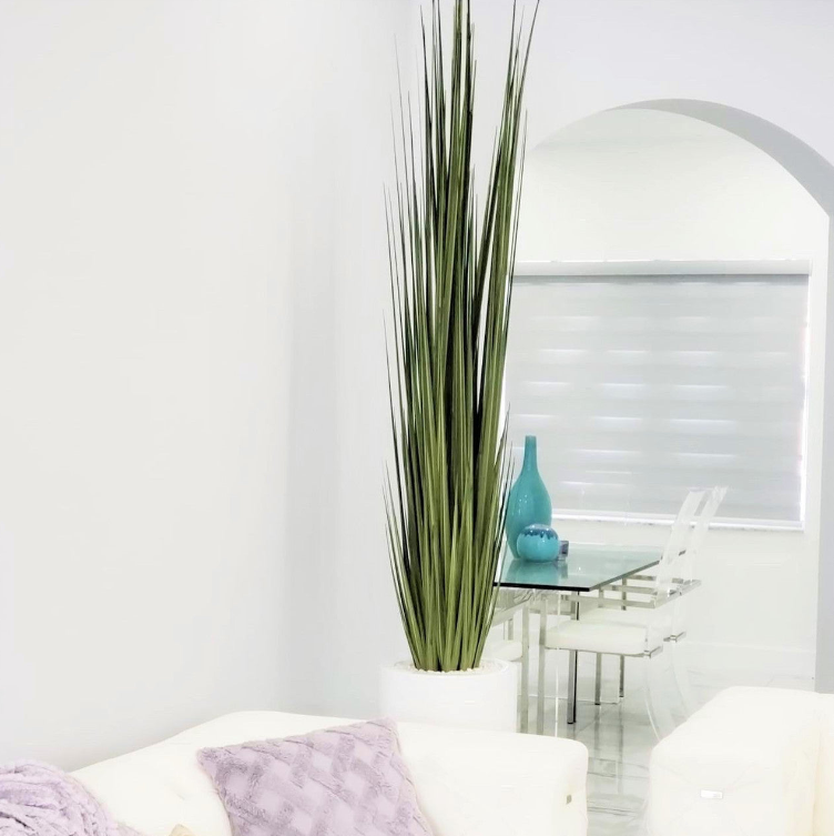 Large Dax Vase with Artificial Reed Grass